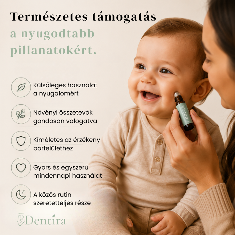 Gyengéd Fogzási Roll-On